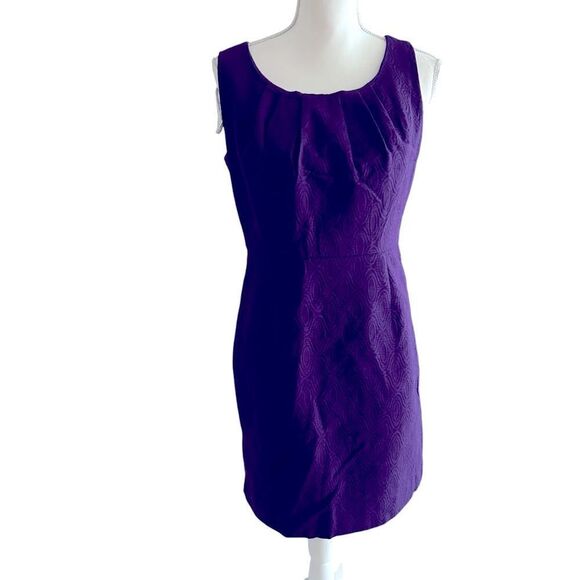 Worthington Purple Sheath Dress Size 10 Petite - Picture 1 of 4